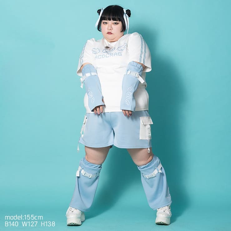 プラスサイズ/原宿系/ファッション/ジャージ/パステル/天使界隈/レディース