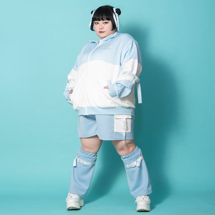プラスサイズ/原宿系/ファッション/ジャージ/パステル/天使界隈/レディース