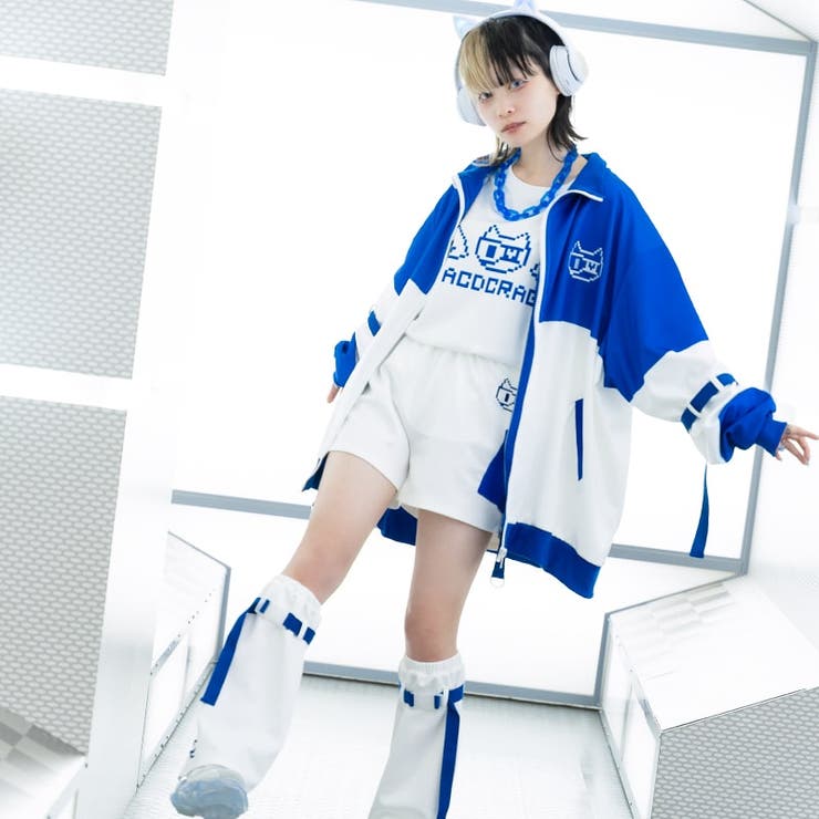ドットネコ ショートパンツ ジャージ[品番：ACDW0002727