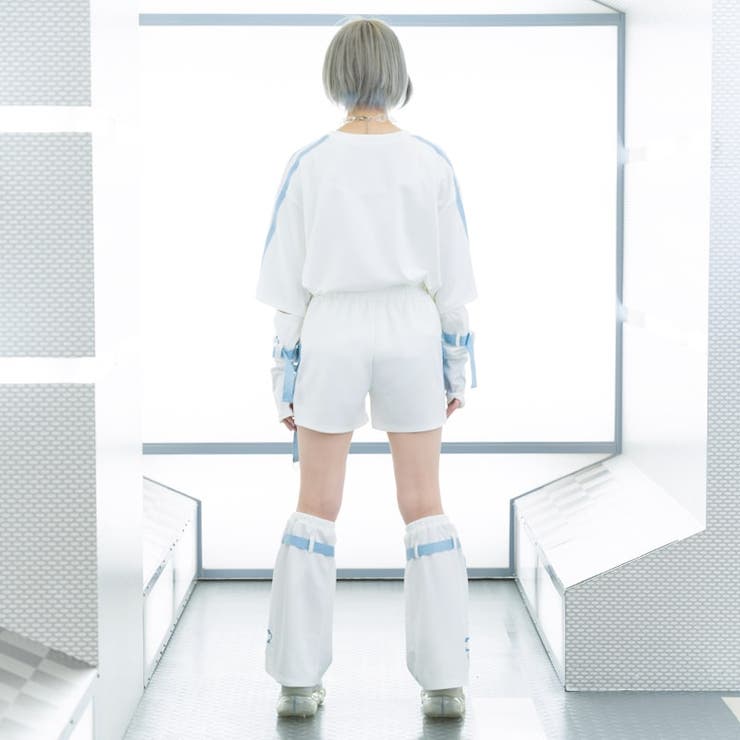Ω19AW ジャージショートパンツ白 WAAC X JONES】WOMEN カーゴショートパンツ ホワイト