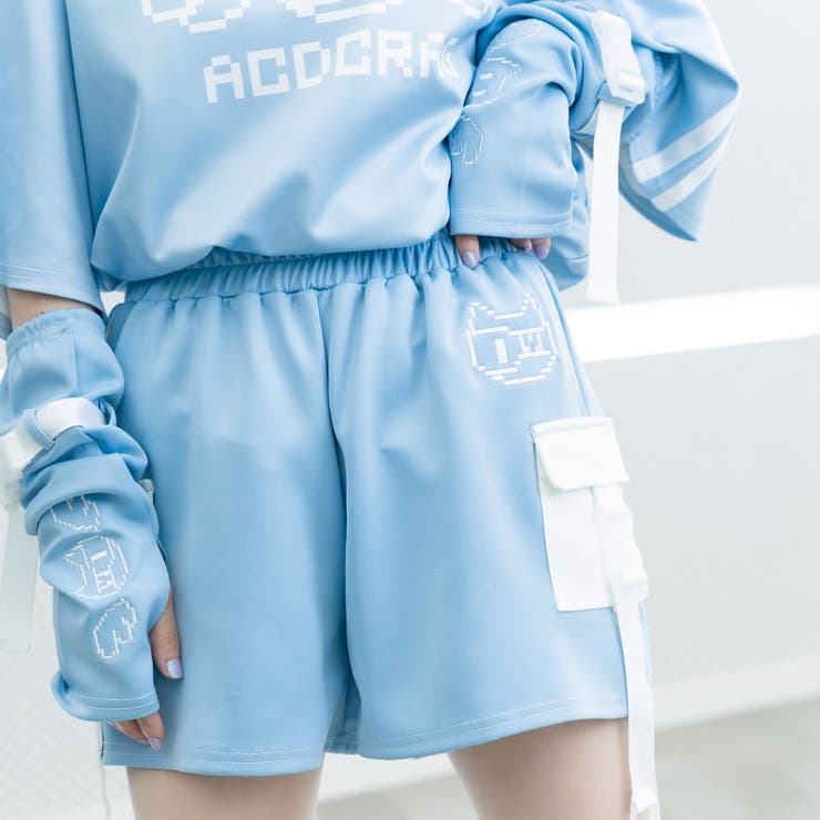 ドットネコ ショートパンツ ジャージ[品番：ACDW0002727