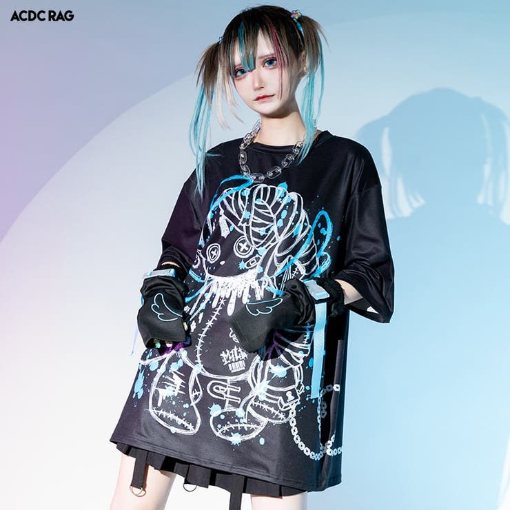 BLOODミル Tシャツ 半袖 | ACDCRAG | 詳細画像1 
