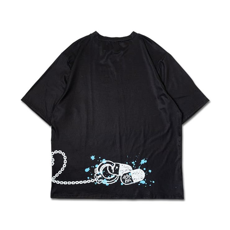 Tシャツ/原宿系/パンク/サイバー/病みかわいい/ファッション/レディース