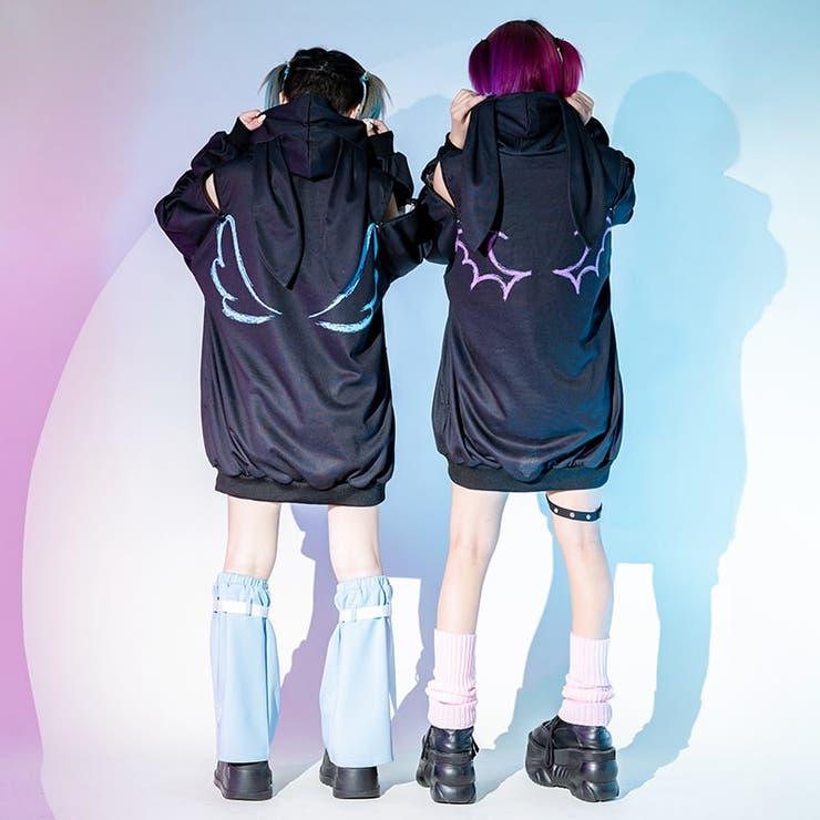 パーカー/原宿系/パンク/サイバー/病みかわいい/ファッション/レディース