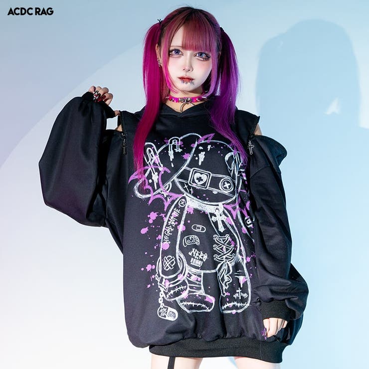 BLOODネロ パーカー 長袖[品番：ACDW0002567]｜ACDCRAG （エーシーディーシーラグ）のレディースファッション通販｜SHOPLIST（ショップリスト）