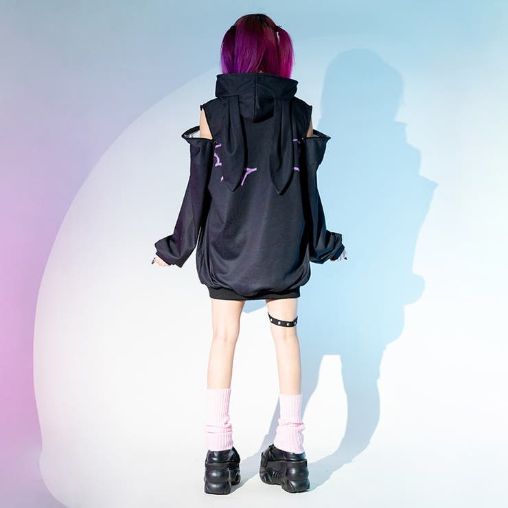 パーカー/原宿系/パンク/サイバー/病みかわいい/ファッション/レディース