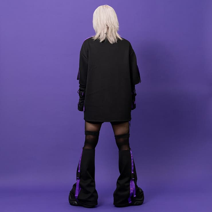 渦雷 アームカバー パープル | ACDCRAG | 詳細画像4 