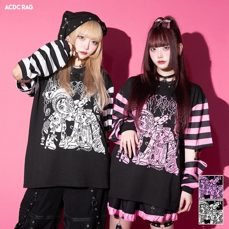 PUNKYバニー ロンT Tシャツ | ACDCRAG | 詳細画像1 