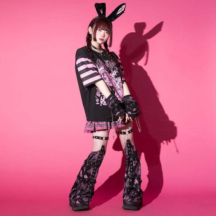 PUNKYバニー ロンT Tシャツ | ACDCRAG | 詳細画像12 