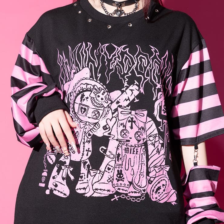 PUNKYバニー ロンT Tシャツ | ACDCRAG | 詳細画像14 