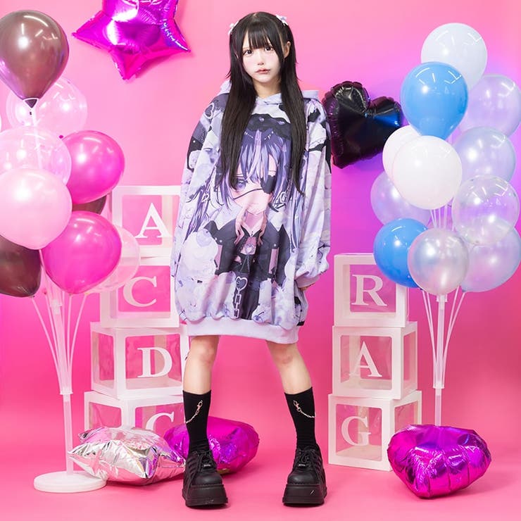 国内外の人気 LOVE GIRL パーカー[品番：ACDW0002775]｜ACDCRAG（エーシー トップス