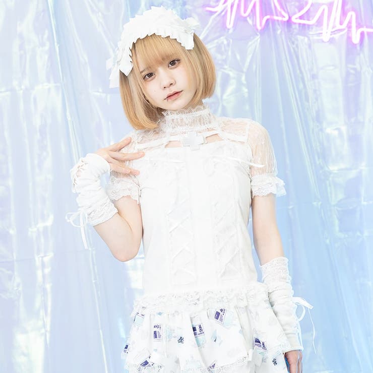 おてあて レースT Tシャツ | ACDCRAG | 詳細画像10 