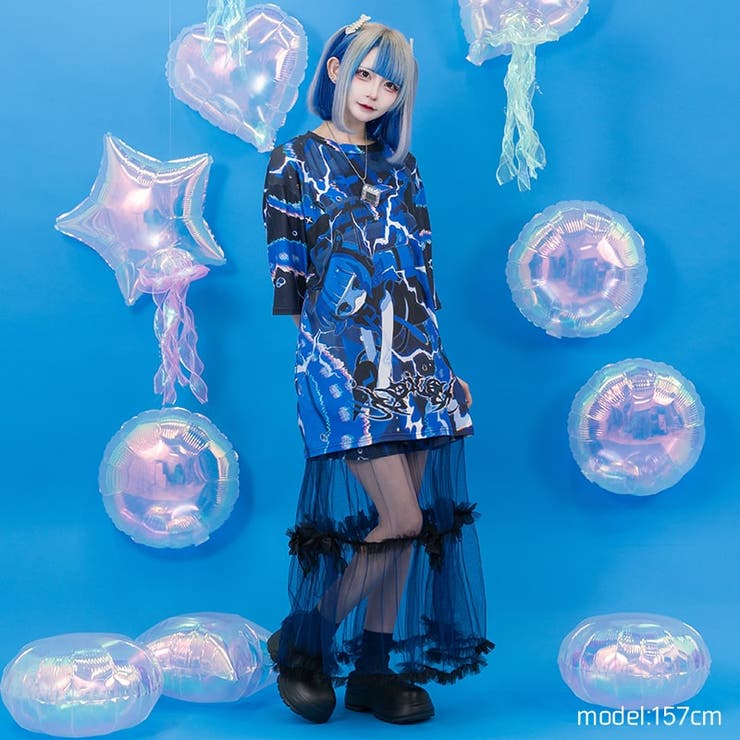 深海サイバー/サブカル/天使界隈/原宿系/サイバー/ファッション/レディース