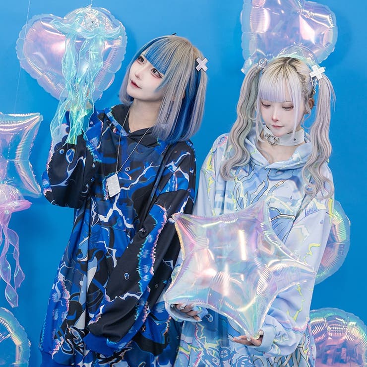 深海サイバー/サブカル/天使界隈/原宿系/サイバー/ファッション/レディース