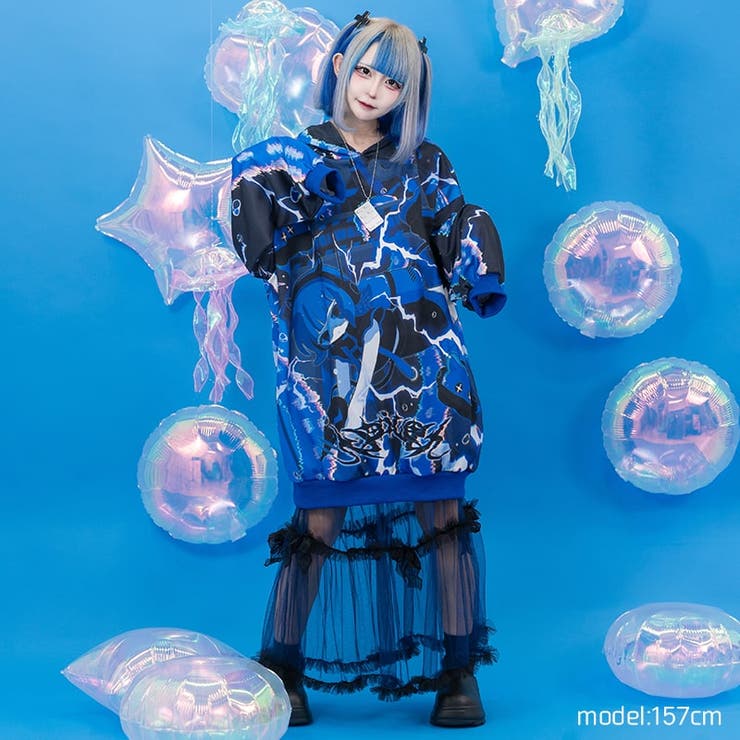 深海サイバー/サブカル/天使界隈/原宿系/サイバー/ファッション/レディース