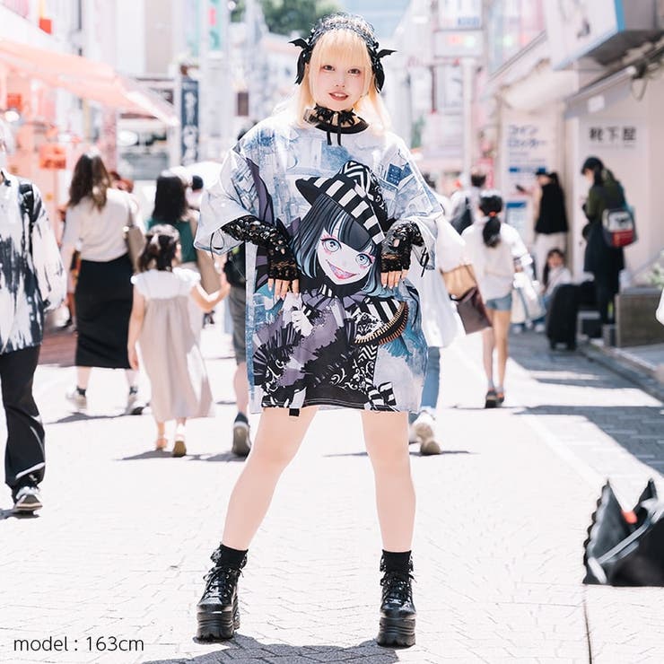 Tシャツ/原宿系/コラボ/Artiswitch/ファッション/レディース