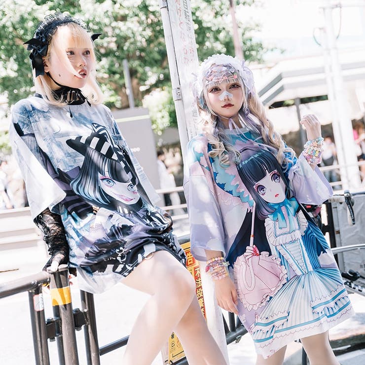 Tシャツ/原宿系/コラボ/Artiswitch/ファッション/レディース