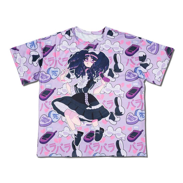 Ｔシャツ/原宿系/病みかわいい/ダーク/ファッション/パンク/レディース