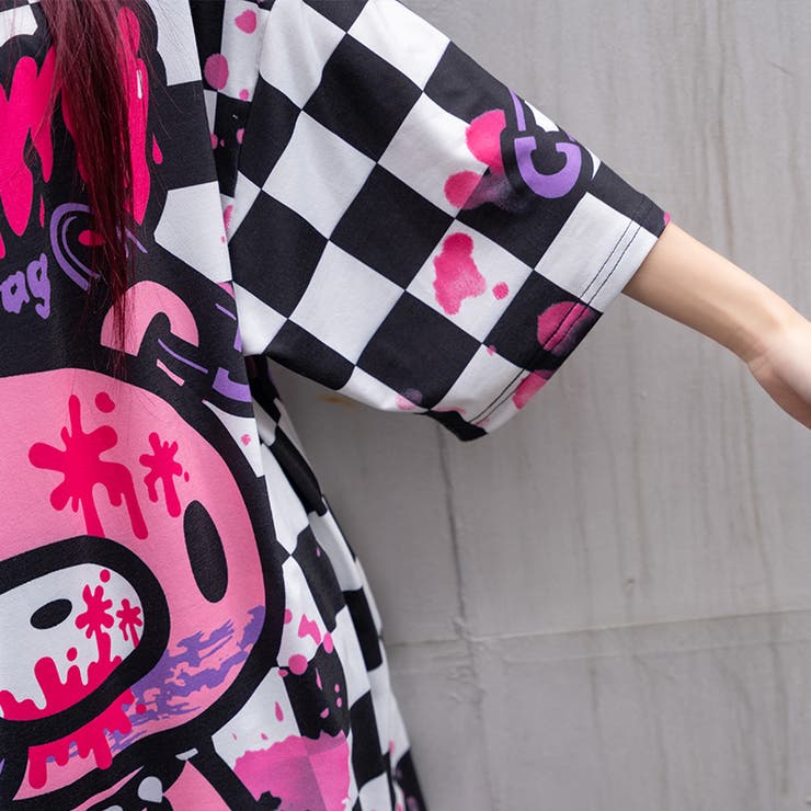 チェックグル～ミ～ ヒュージTシャツ 半袖[品番：ACDW0002275]｜ACDCRAG （エーシーディーシーラグ）のレディースファッション通販｜SHOPLIST（ショップリスト）