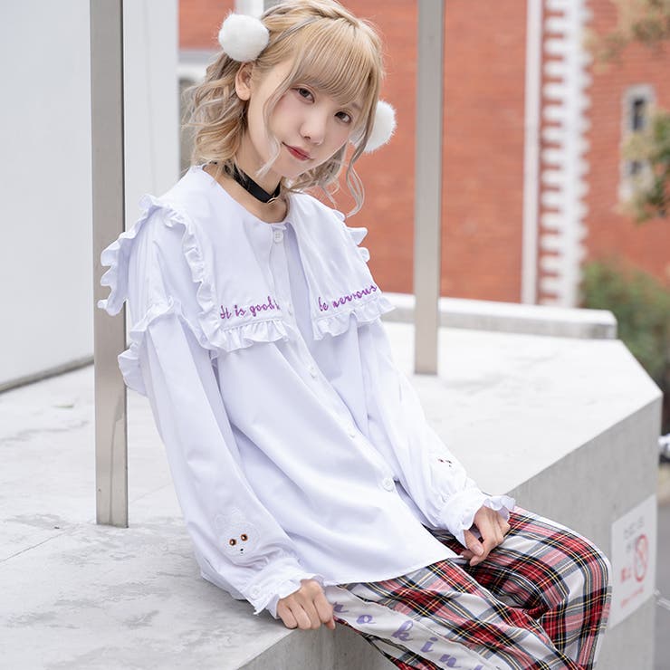 きんたろうページです 楽天市場】きんたろう ブラウス 長袖 シャツ 原宿 原宿系 ゆめ