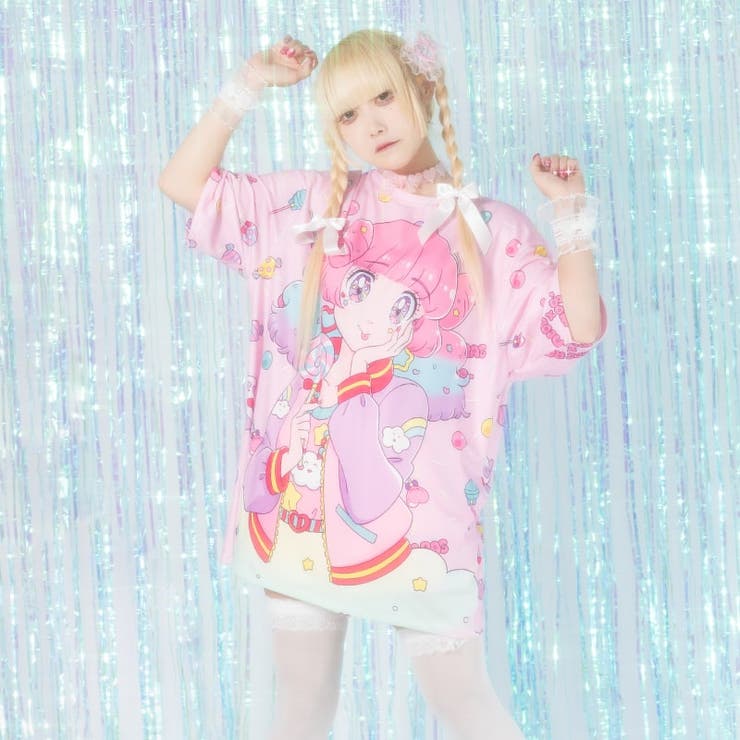 Tシャツ/原宿系/ファンシー/パステル/ゆめかわいい/mog/ファッション/レディース
