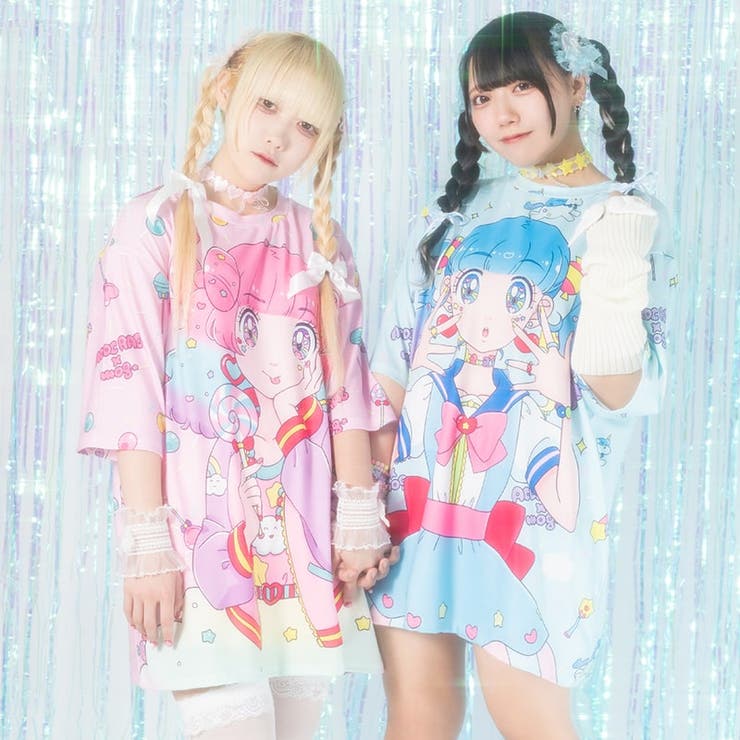 Tシャツ/原宿系/ファンシー/パステル/ゆめかわいい/mog/ファッション/レディース