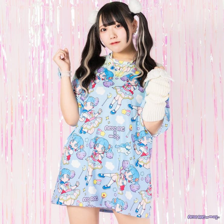 グラデゆめちゃん Tシャツ 半袖 | ACDCRAG | 詳細画像1 