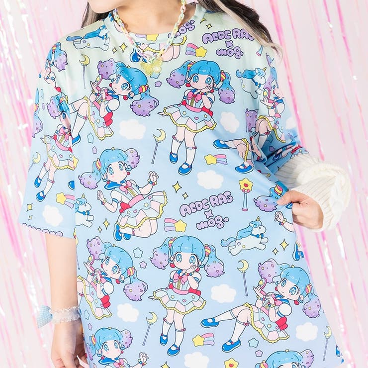 Tシャツ/原宿系/ファンシー/パステル/ゆめかわいい/mog/ファッション/レディース