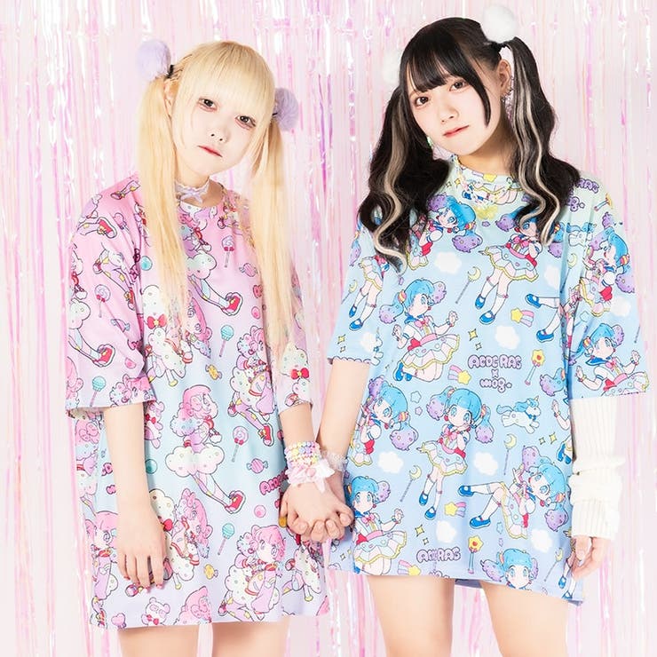 Tシャツ/原宿系/ファンシー/パステル/ゆめかわいい/mog/ファッション/レディース