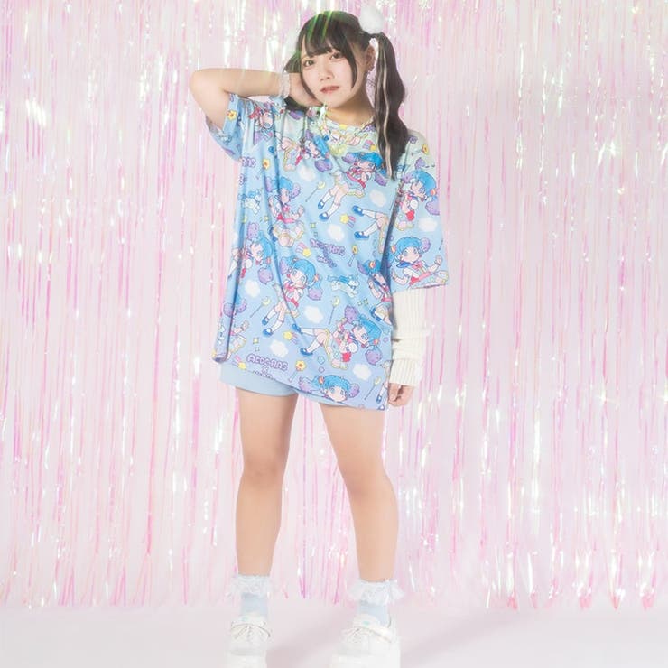 Tシャツ/原宿系/ファンシー/パステル/ゆめかわいい/mog/ファッション/レディース