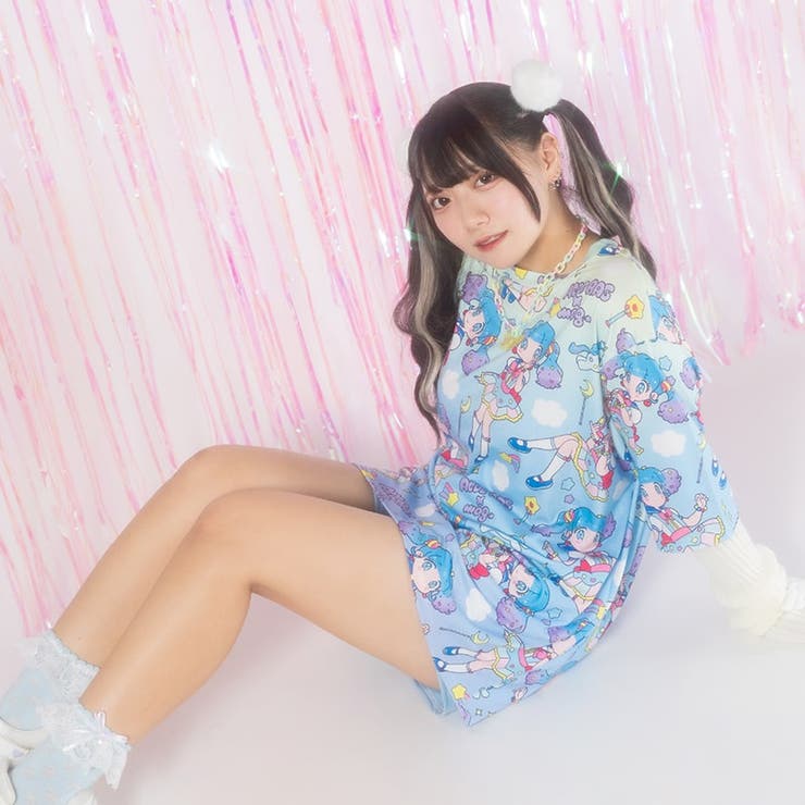 Tシャツ/原宿系/ファンシー/パステル/ゆめかわいい/mog/ファッション/レディース