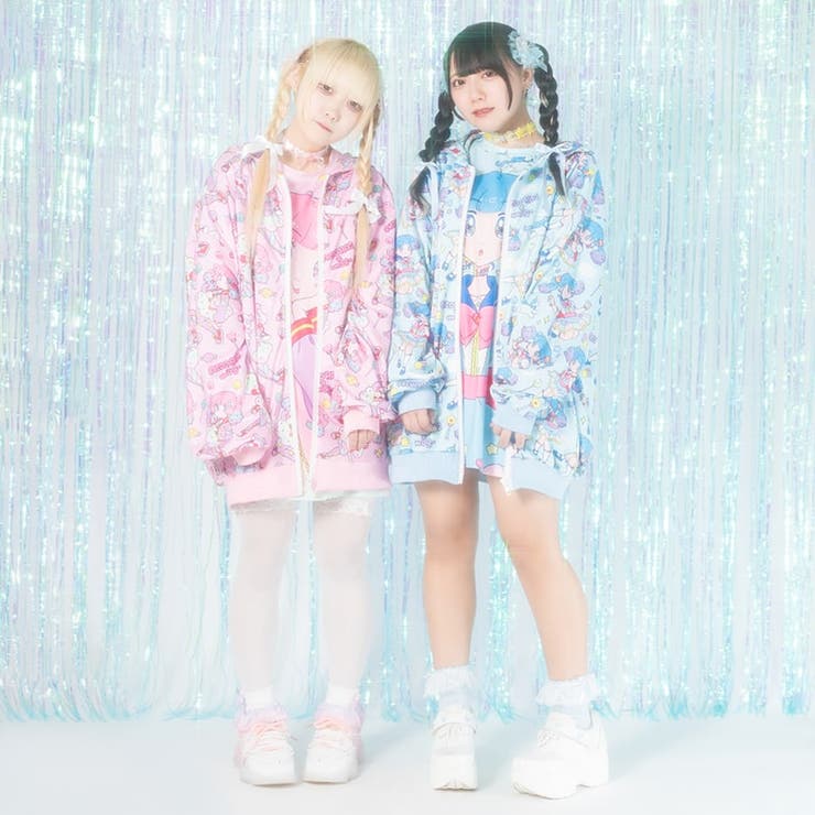 パーカー/原宿系/ファンシー/パステル/ゆめかわいい/mog/ファッション/レディース