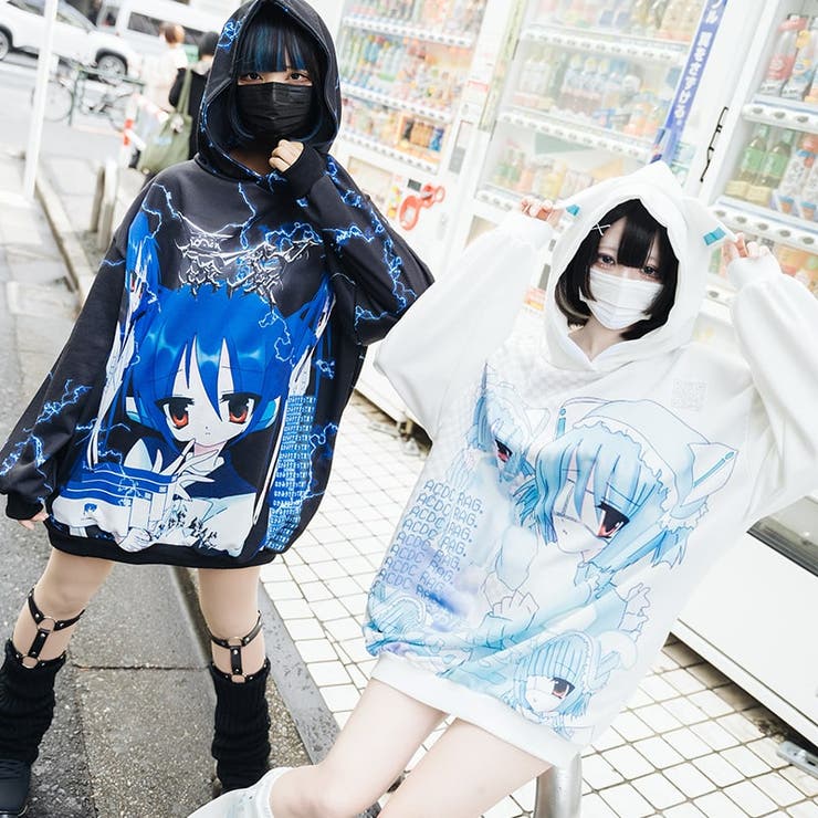 恋愛界隈01ちゃん パーカー プルオーバー[品番：ACDW0002596