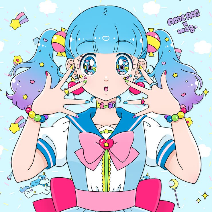 パーカー/原宿系/ファンシー/パステル/ゆめかわいい/mog/ファッション/レディース