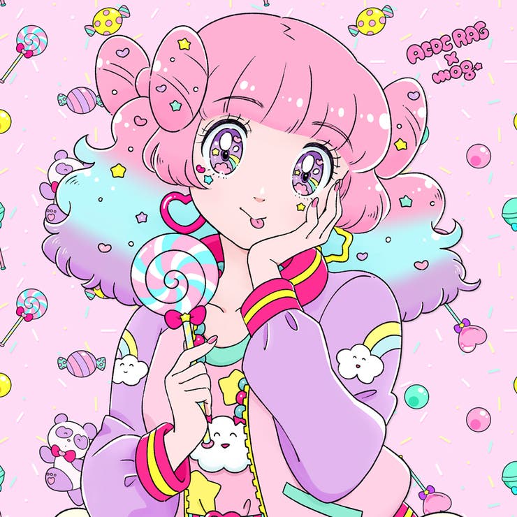 パーカー/原宿系/ファンシー/パステル/ゆめかわいい/mog/ファッション/レディース