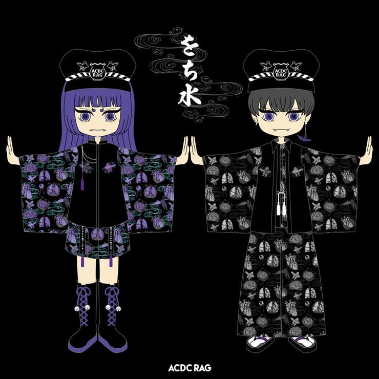 シャツ/原宿系/金魚/和風/病みかわ/パンク/ロック/ファッション/レディース