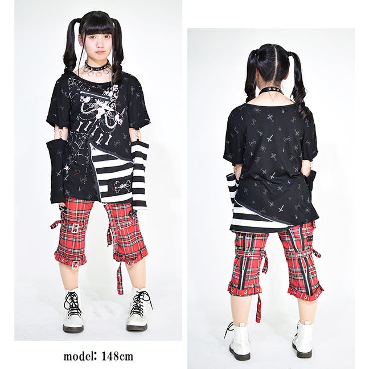 ロンT/メンズ/レディース/長袖/Tシャツ/ゴシック/パンク/ロック/V系/原宿系/ファッション/ダンス/衣装/ヒップホップ