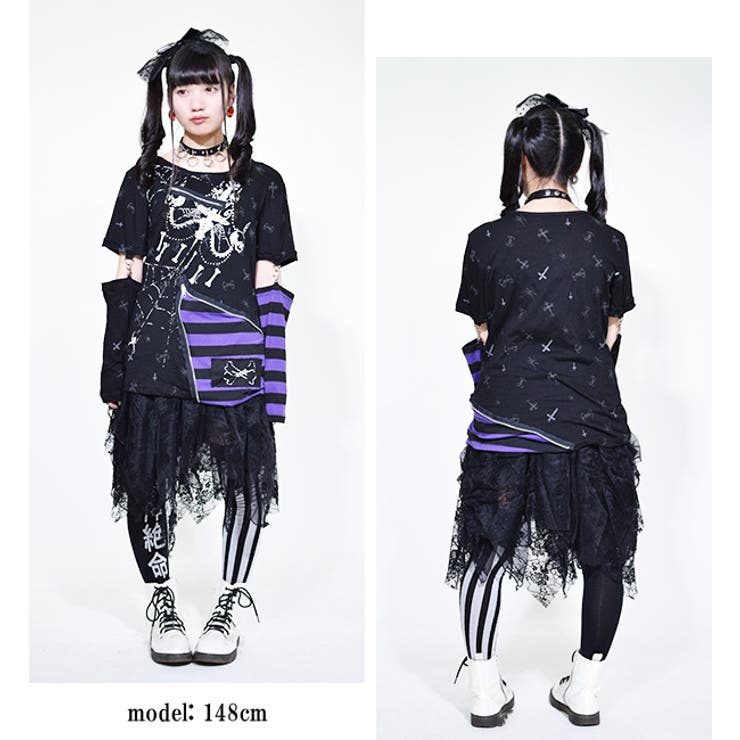 ロンT/メンズ/レディース/長袖/Tシャツ/ゴシック/パンク/ロック/V系/原宿系/ファッション/ダンス/衣装/ヒップホップ