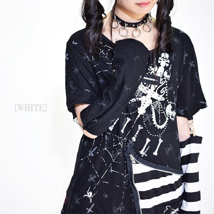 ロンT/メンズ/レディース/長袖/Tシャツ/ゴシック/パンク/ロック/V系/原宿系/ファッション/ダンス/衣装/ヒップホップ