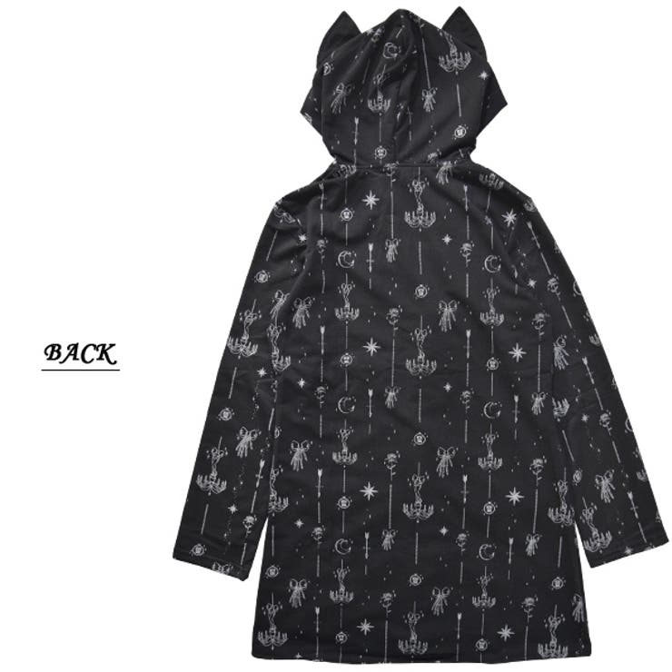 パーカー/ロング丈/猫耳/パンク/ロック/ゴシック/ファッション/原宿系/ダンス衣装/レディース/メンズ/V系