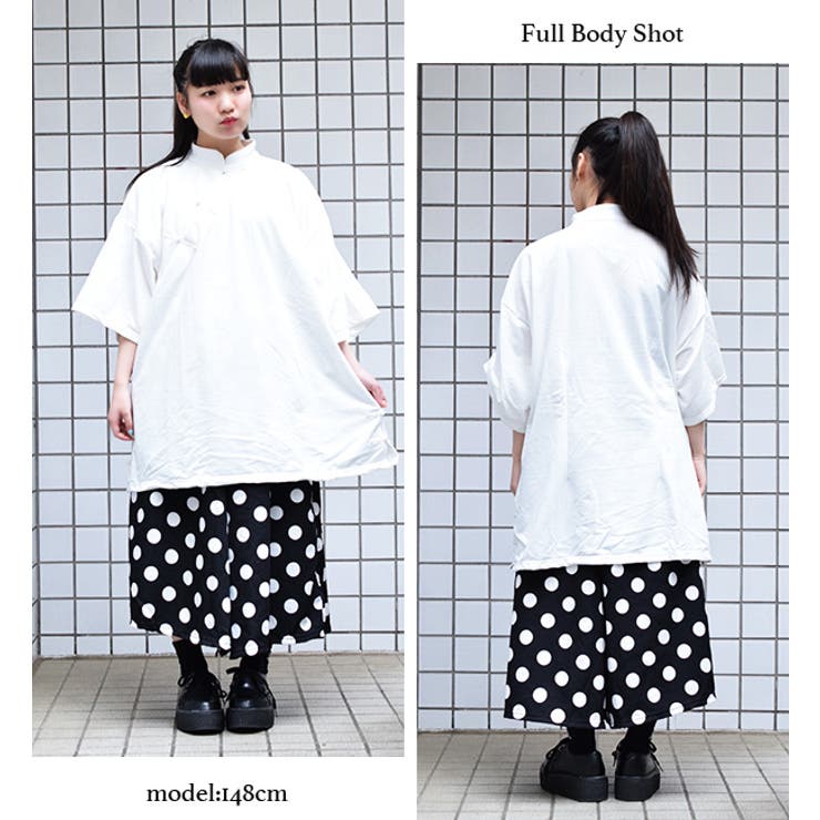 チャイナオーバーTシャツ 原宿系 ファッション | ACDCRAG | 詳細画像9 