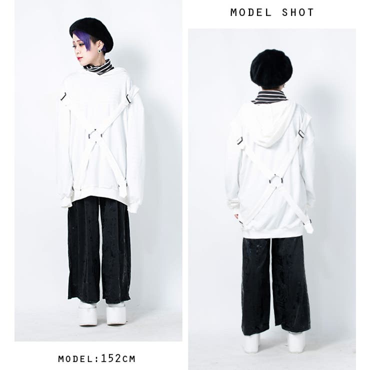 パラシュートハーネスパーカー パンク ロック[品番：ACDW0001918