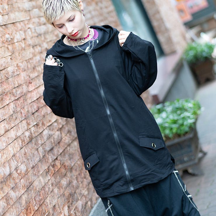 バックハーネスパーカー パーカー ロング丈 品番 Acdw Acdcrag エーシーディーシーラグ のレディースファッション 通販 Shoplist ショップリスト