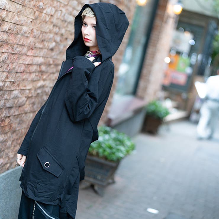 バックハーネスパーカー パーカー ロング丈 品番 Acdw Acdcrag エーシーディーシーラグ のレディースファッション 通販 Shoplist ショップリスト