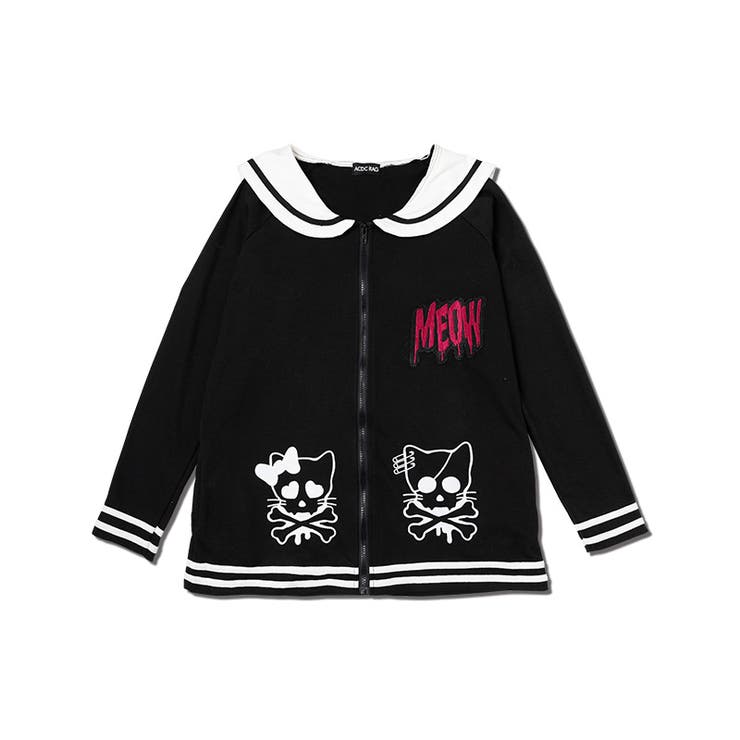 ホイップネコ ZIPパーカー 長袖[品番：ACDW0002957]｜ACDCRAG