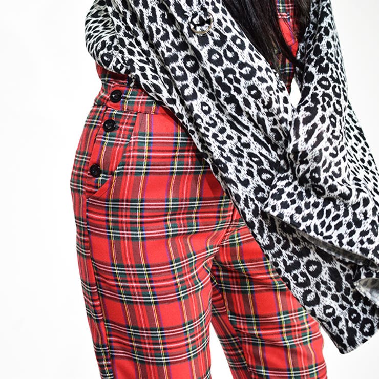 KOサロペット チェック 赤[品番：ACDW0001476]｜ACDCRAG（エーシー