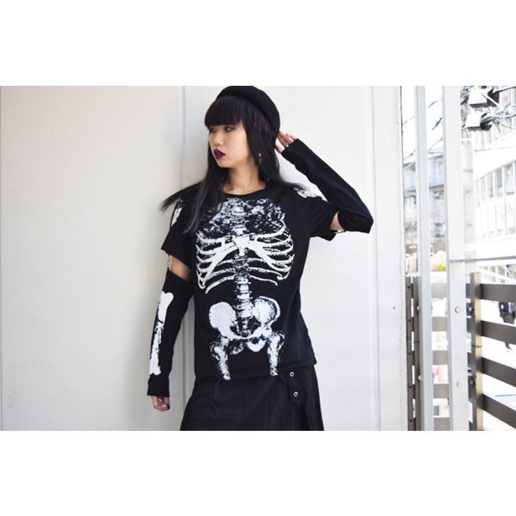 レントゲン ロングTシャツ Tシャツ[品番：ACDW0000504]｜ACDCRAG