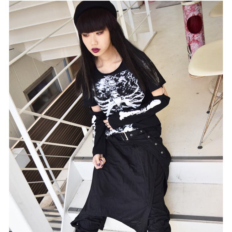 レントゲン ロングTシャツ Tシャツ[品番：ACDW0000504]｜ACDCRAG