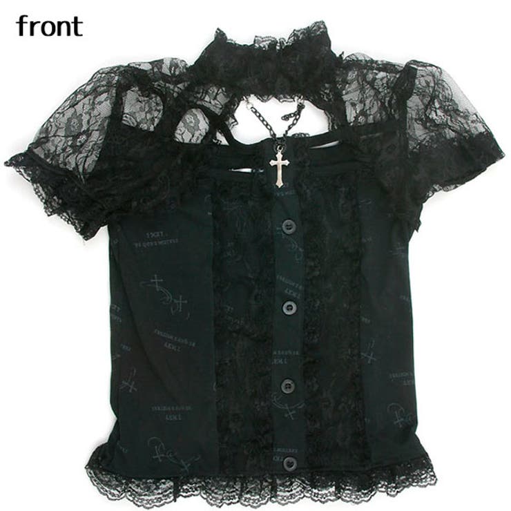 レースTシャツ ゴスロリ ゴシック[品番：ACDW0000505]｜ACDCRAG