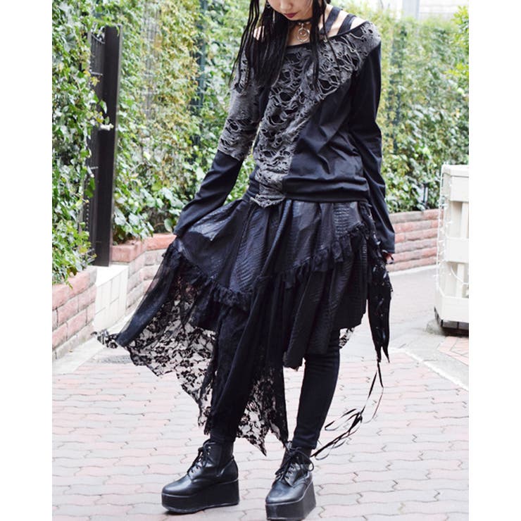 クロコアシメスカート ゴシック スカート[品番：ACDW0000793]｜ACDCRAG